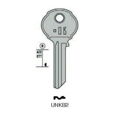 Notched key - Keyline UNKB2