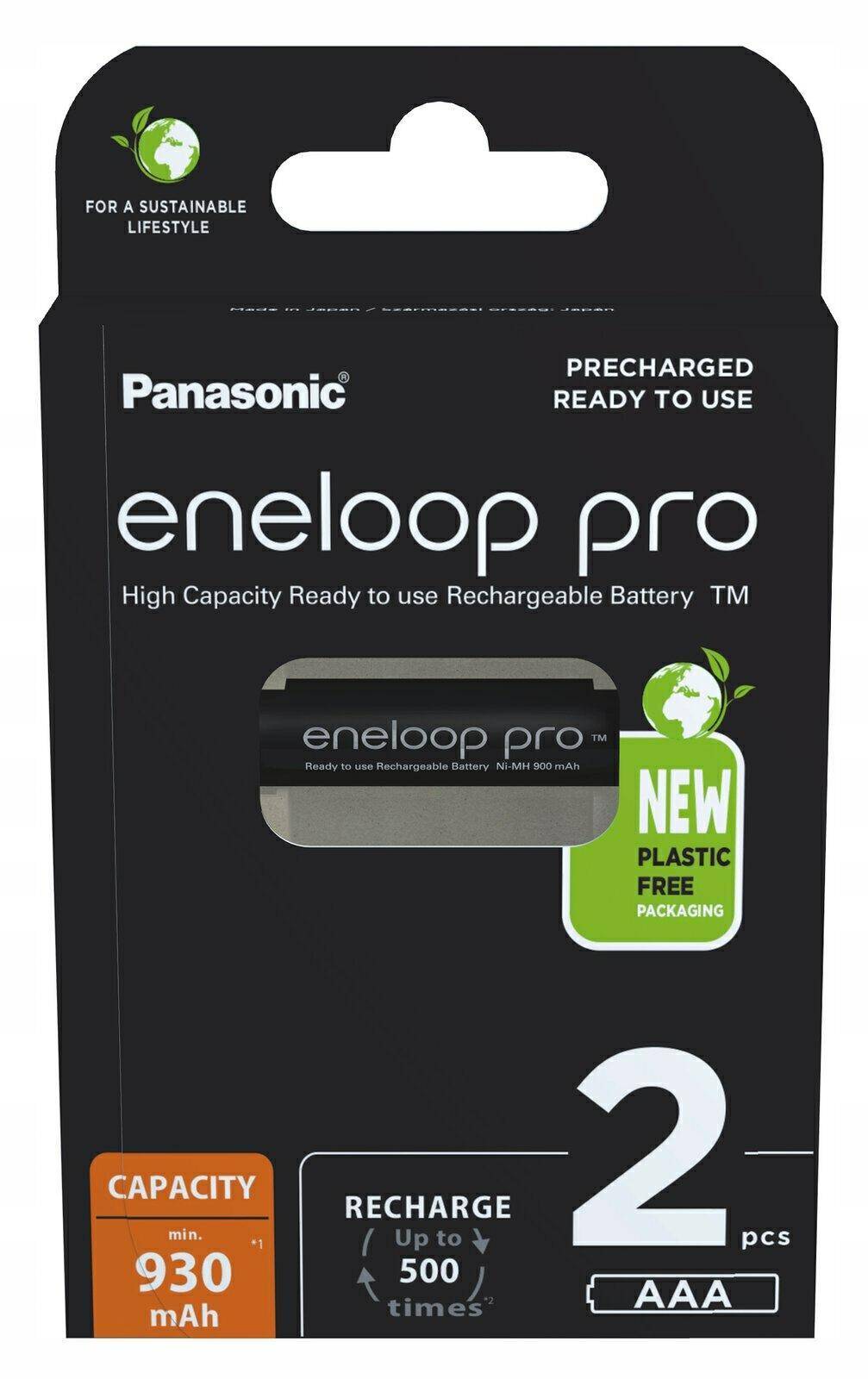Akumulatorki Panasonic Eneloop Pro AAA