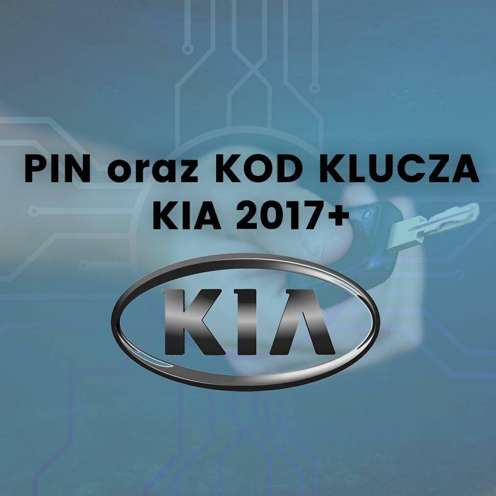 Pin i kod klucza Kia OD 2017 - 2019
