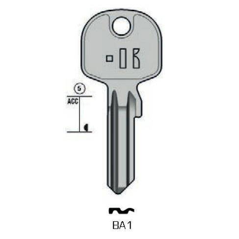 Notched key - Keyline BA1