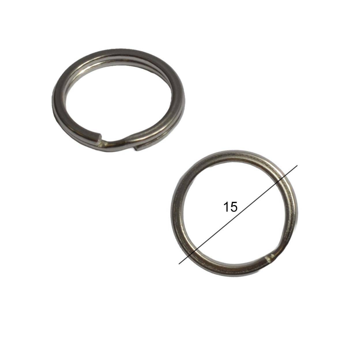Key rings - flat - 15 mm