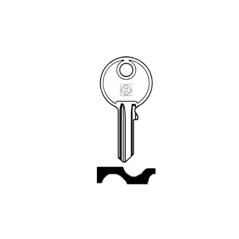 Schlüssel Silca RO21