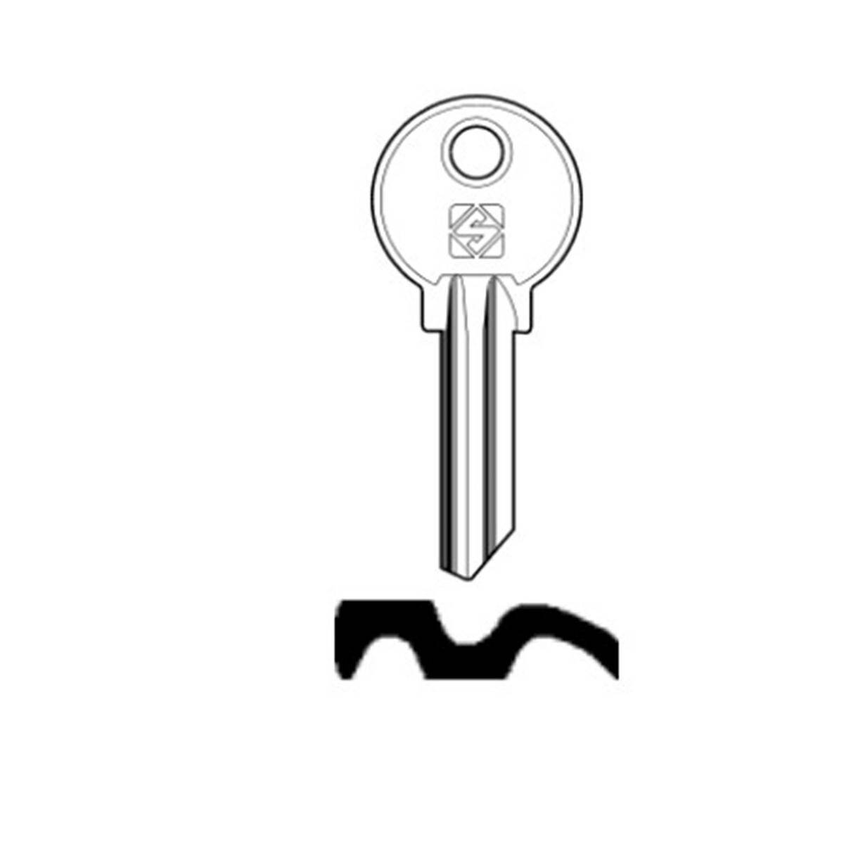 Schlüssel Silca CA2R