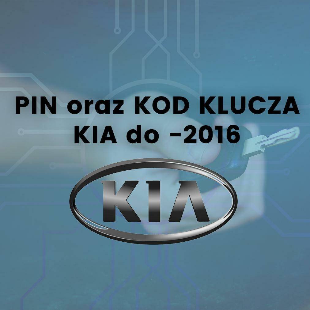 Pin i kod klucza Kia DO -2016