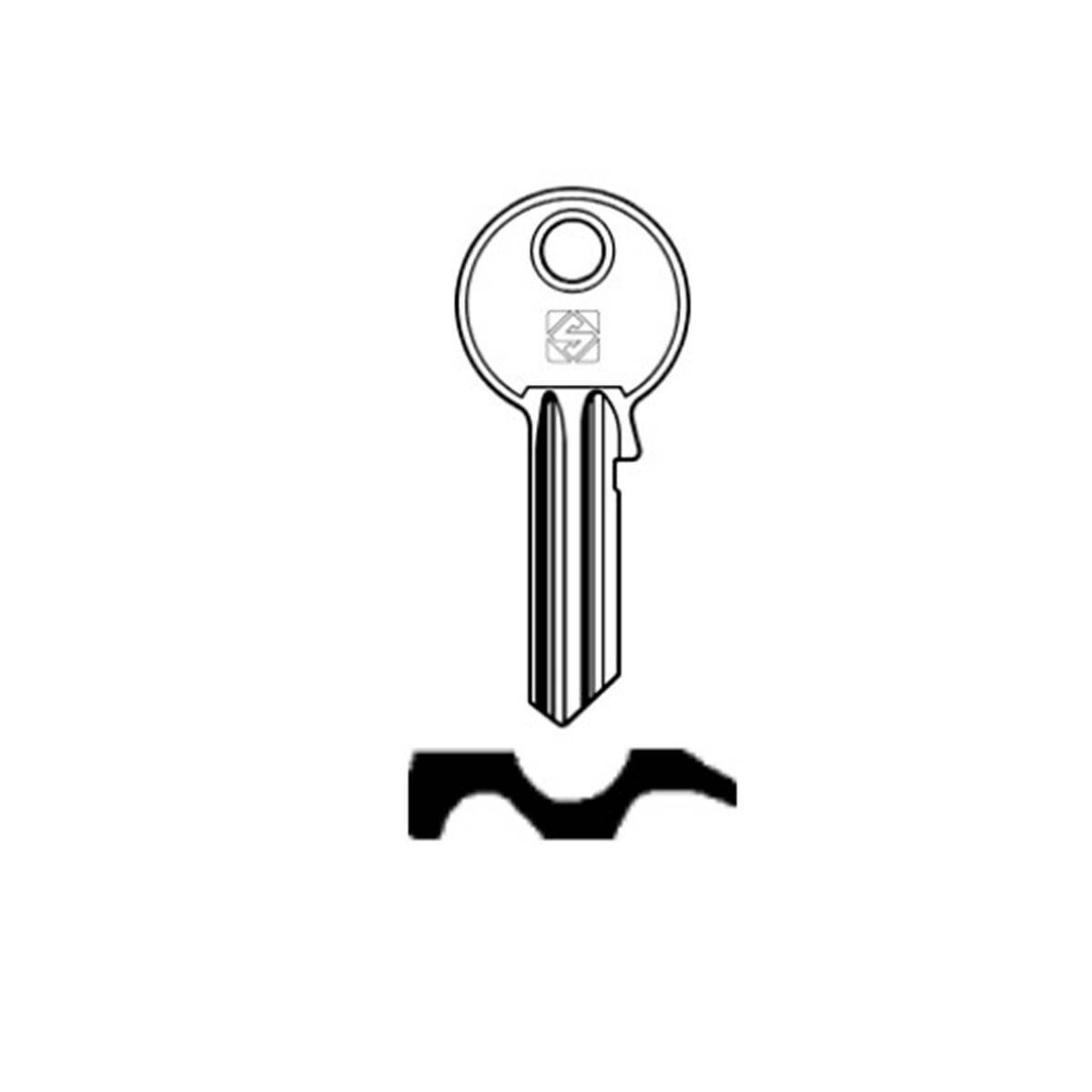 Schlüssel Silca AB7