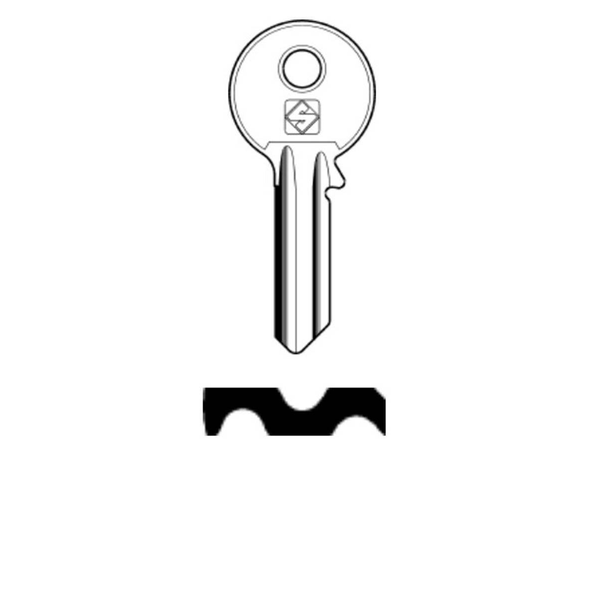 Schlüssel Silca VI12