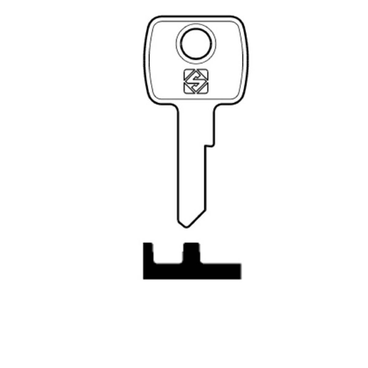 Schlüssel Silca LF54