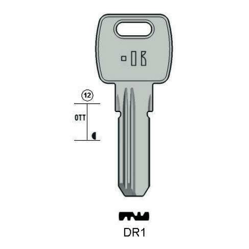 Drilled key - Keyline DR1