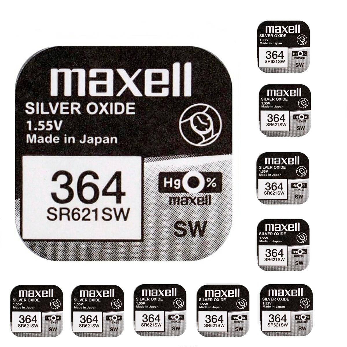 Batterie Maxell 364 SR621SW 1,55V 10 stck