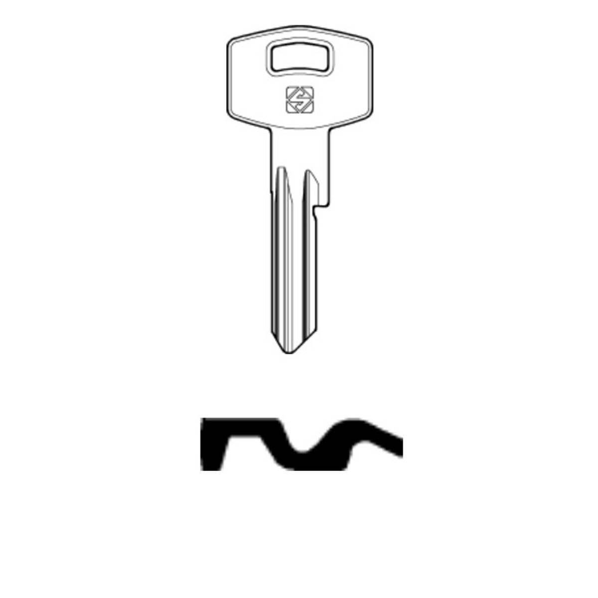 Schlüssel Silca GR15