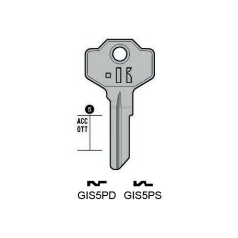 Notched key - Keyline GIS5PD