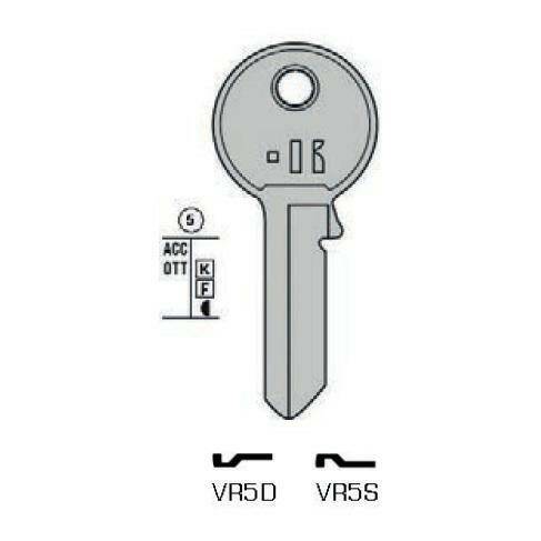 Notched key - Keyline VR5S