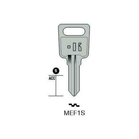 Notched key - Keyline MEF1S