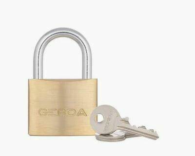 Gerda BRASS LINE KMZ S40 brass shackle padlock