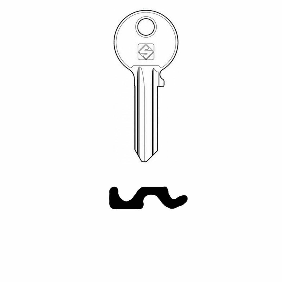 Schlüssel Silca IE6R