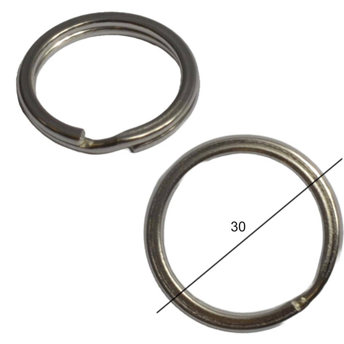 Key rings - flat - 30mm