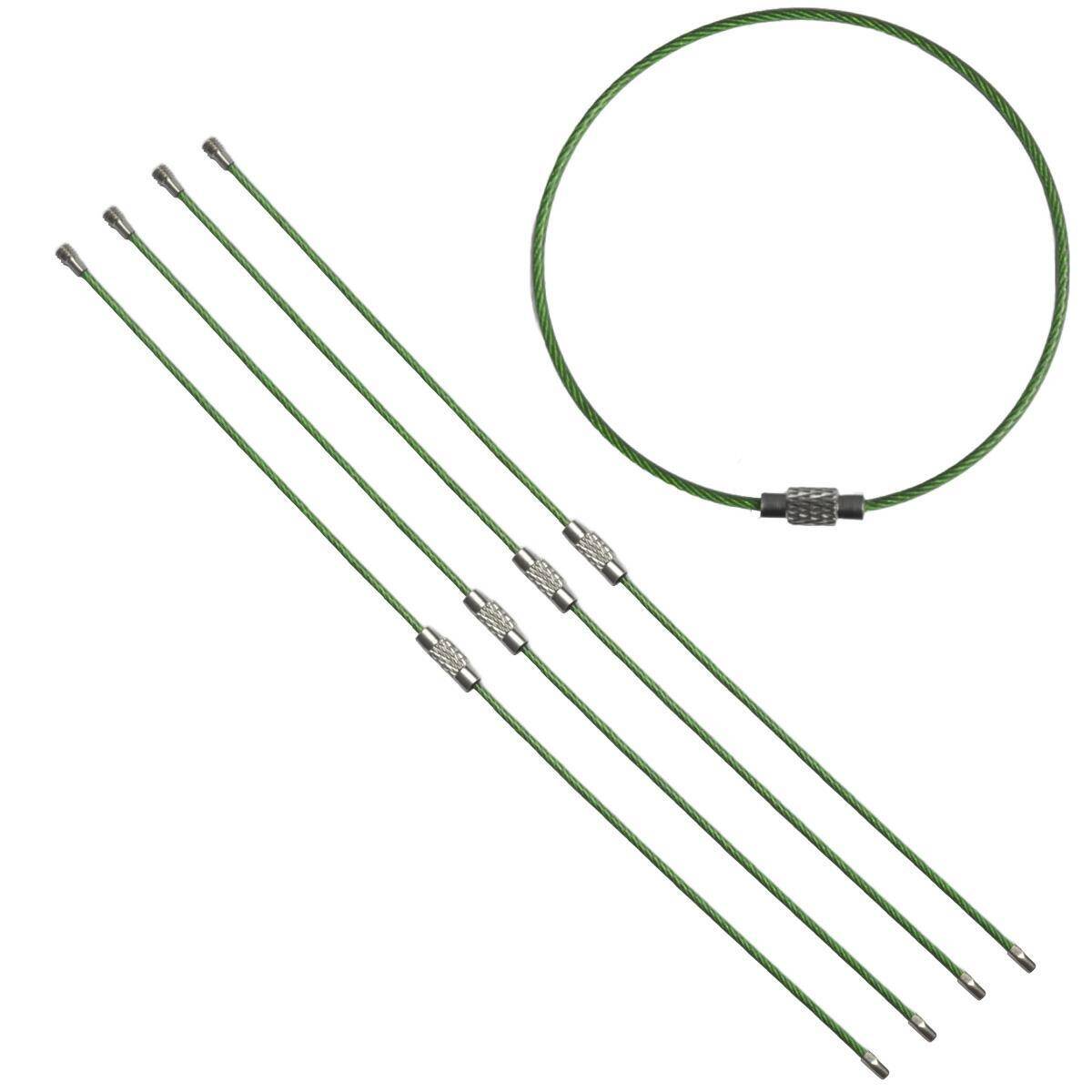 Wire - keyholder - green