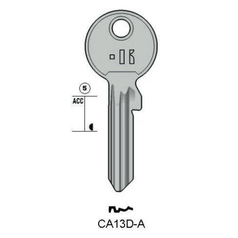 Notched key - Keyline CA13D-A