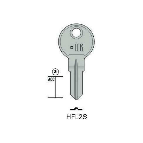 Angekerbter schlüssel - Keyline HFL2S