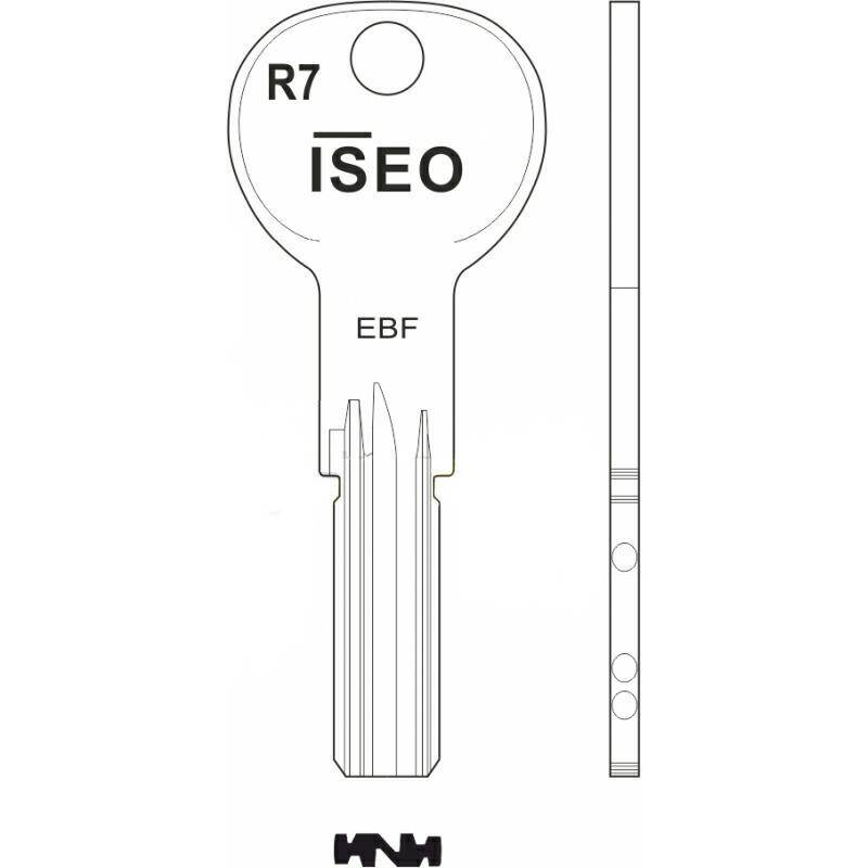 Schlüssel Iseo R7