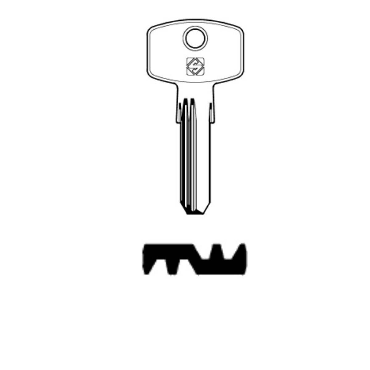 Schlüssel Silca KLE8R