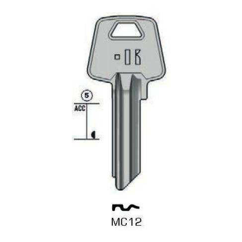 Notched key - Keyline MC12