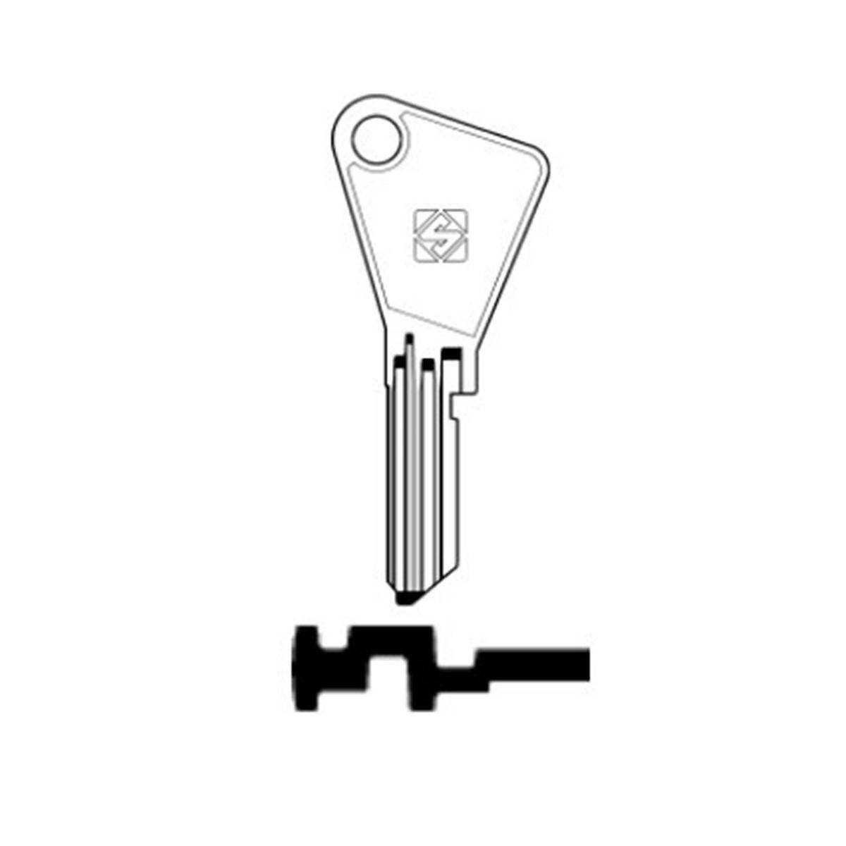 Schlüssel Silca VAC48