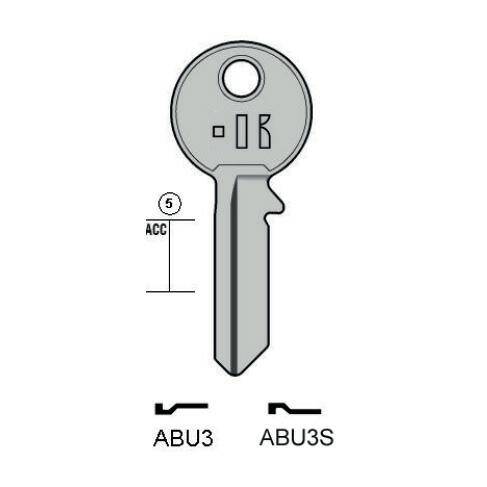 Notched key - Keyline ABU3