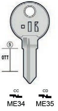 Schlüssel MER35R
