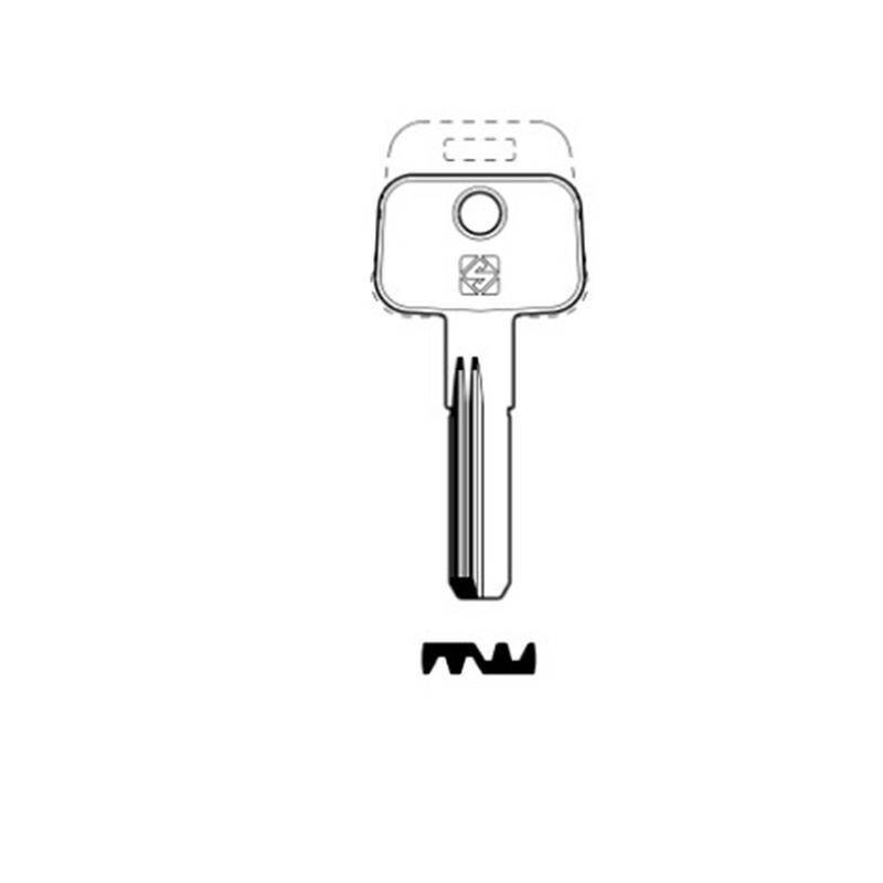 Schlüssel Silca PT4R