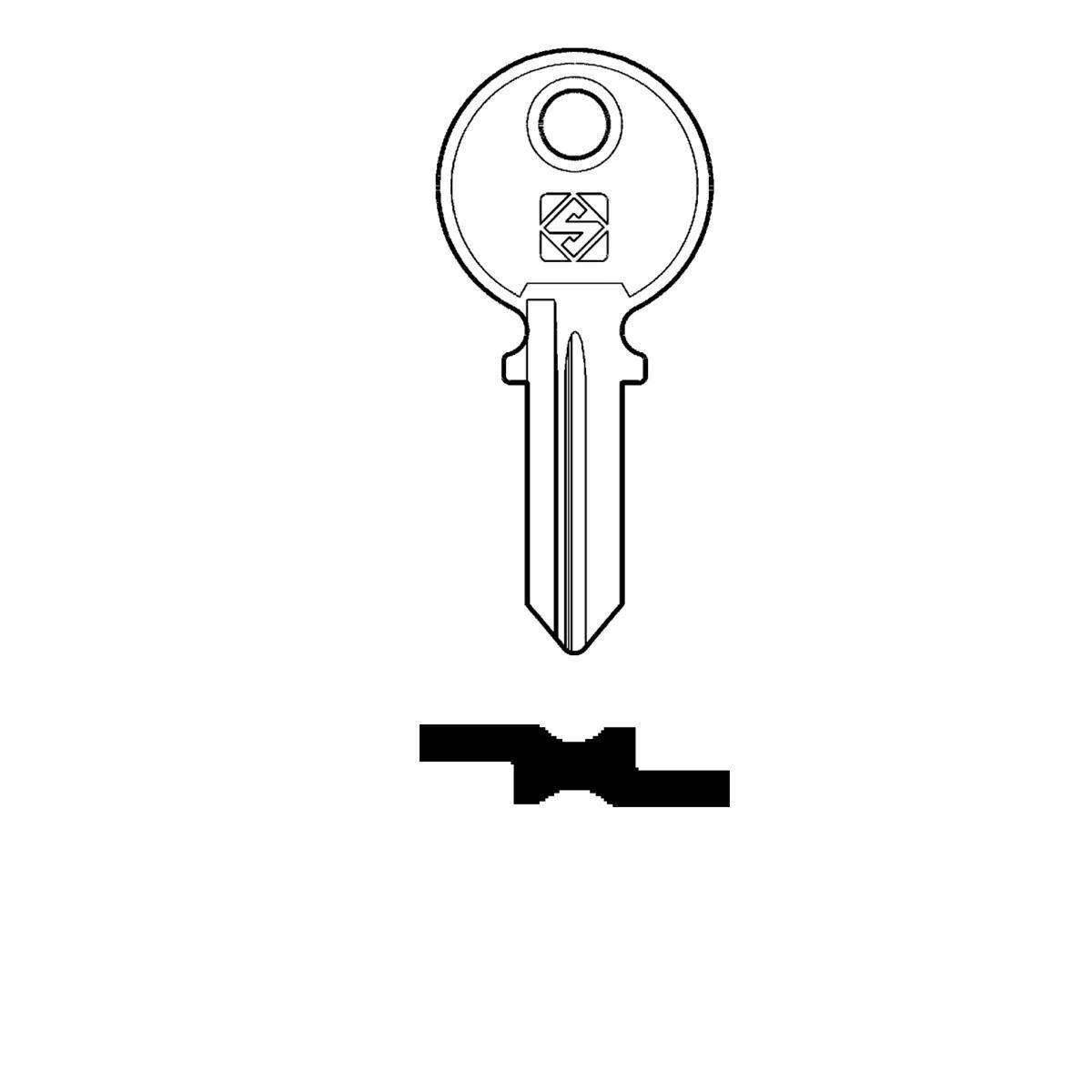 Schlüssel Silca RO10