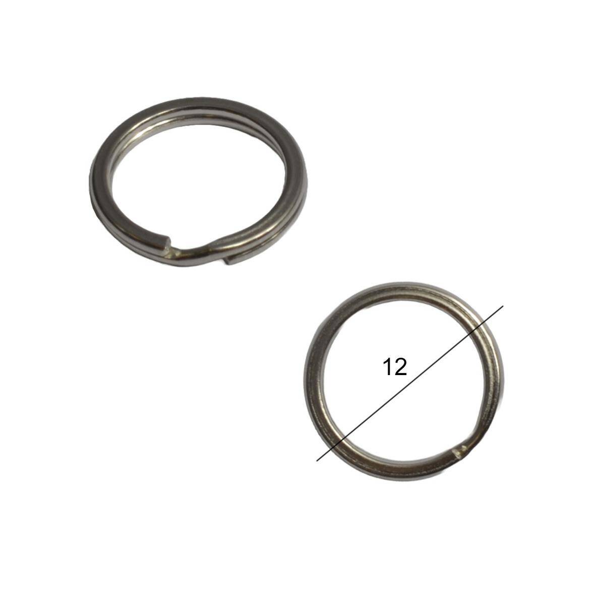 Key rings - flat - 12 mm