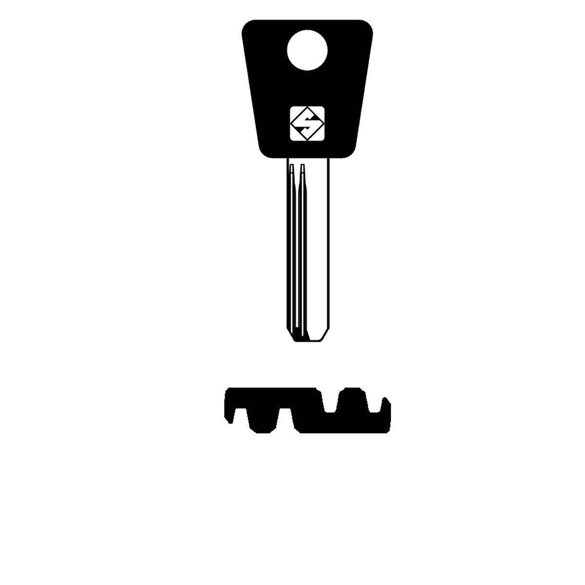 Schlüssel Silca MTK13RAP