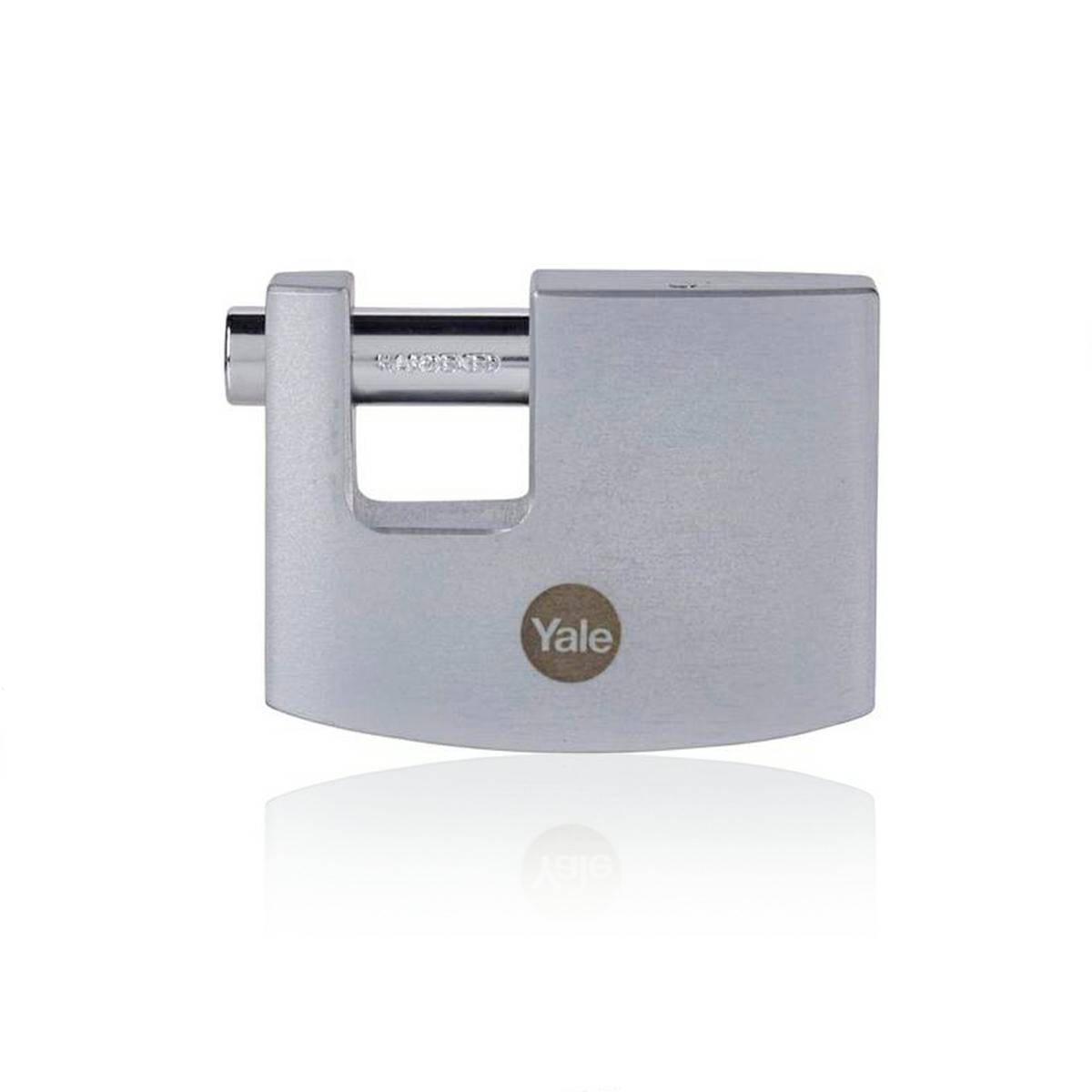 Chromed pinned padlock Yale | brass SATYNA - silver 60mm
