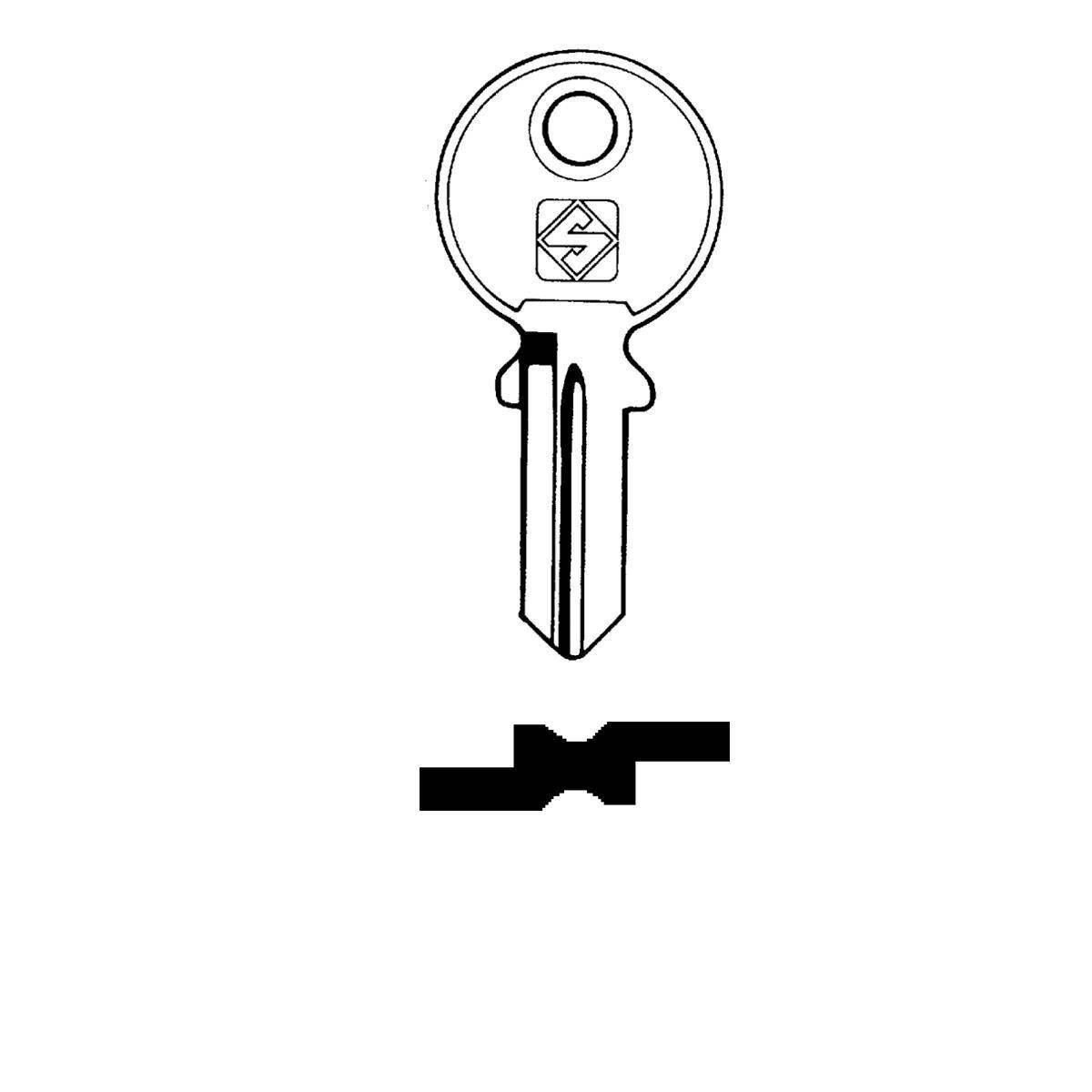 Schlüssel Silca RO5R