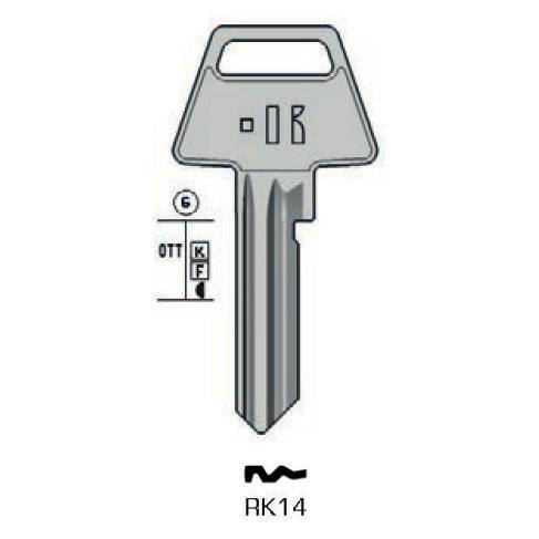 Notched key - Keyline RK14
