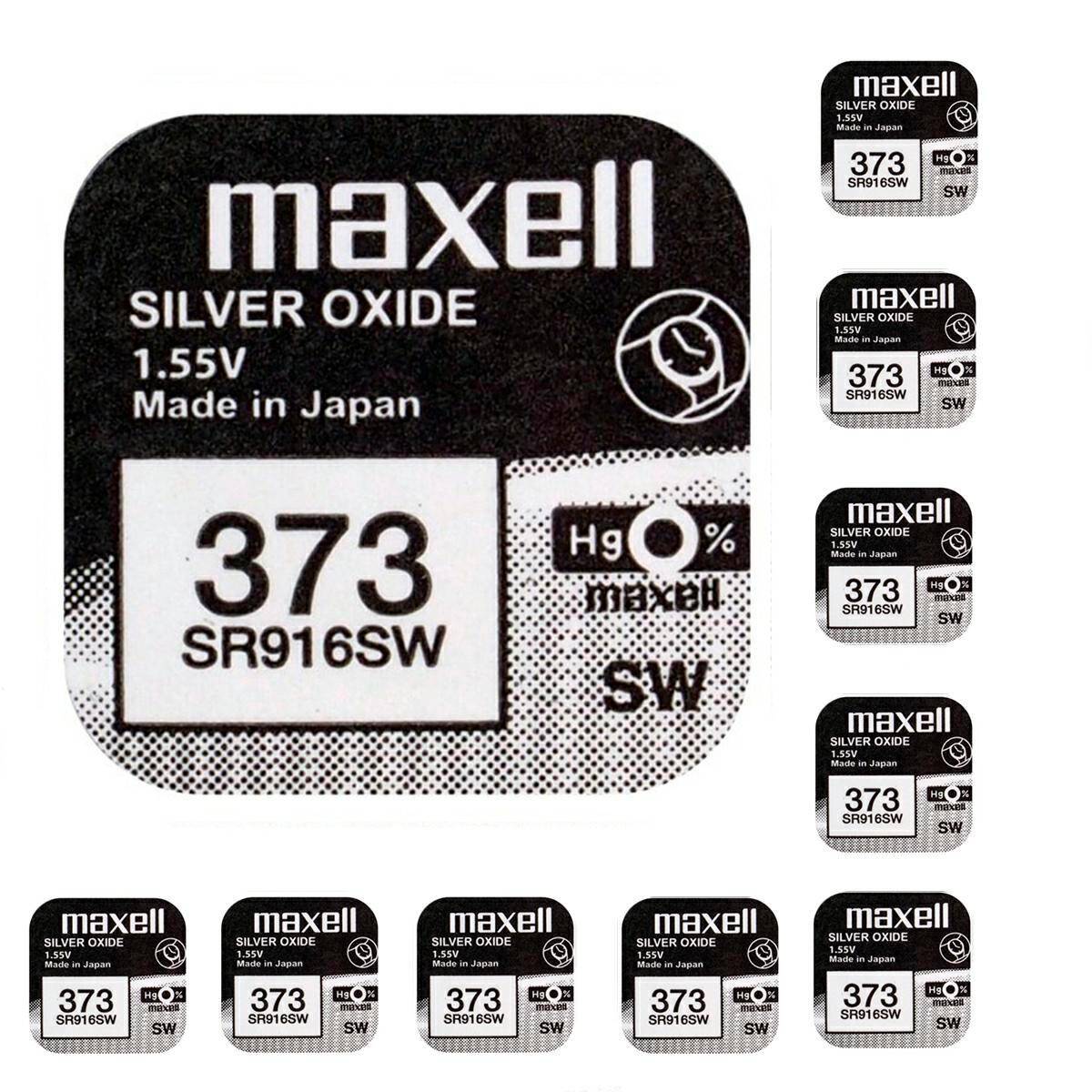 Batterie Maxell 373 SR916SW 1,55V 10 stck