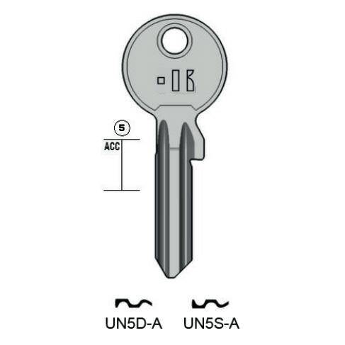 Notched key - Keyline UN5D-A