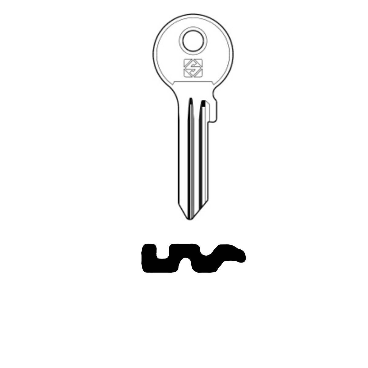 Schlüssel Silca KLE6RX