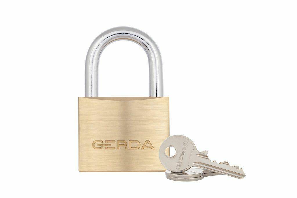 Gerda BRASS LINE KMZ S50 brass shackle padlock