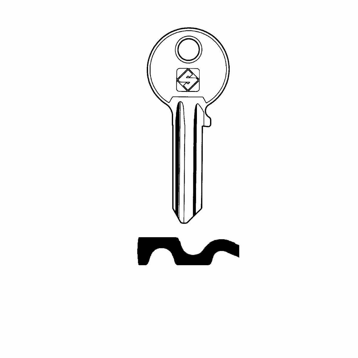 Schlüssel Silca CS206