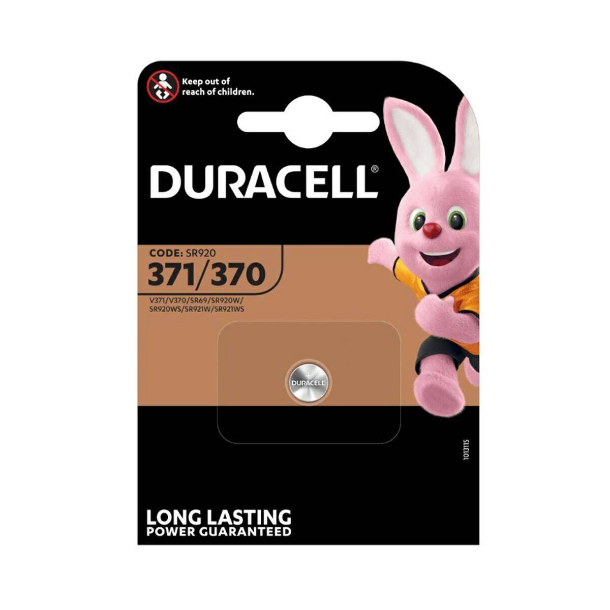 Battery Duracell Silver Mini 371/370