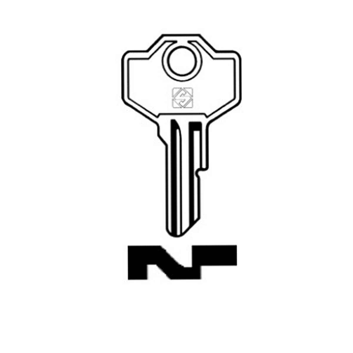 Schlüssel Silca MER7R