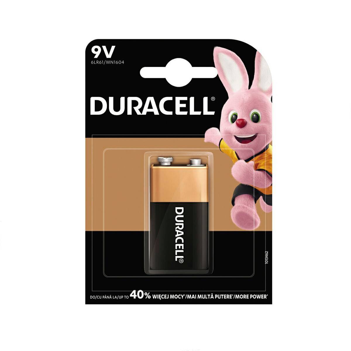 Battery Duracell 6LR61 MN1604 9V 1pcs