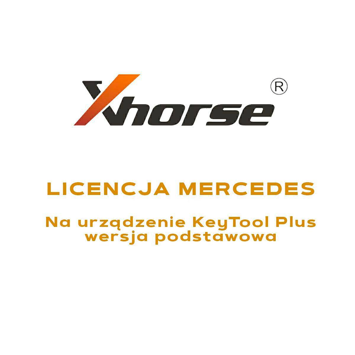 Licencja Xhorse Mercedes na Key Tool