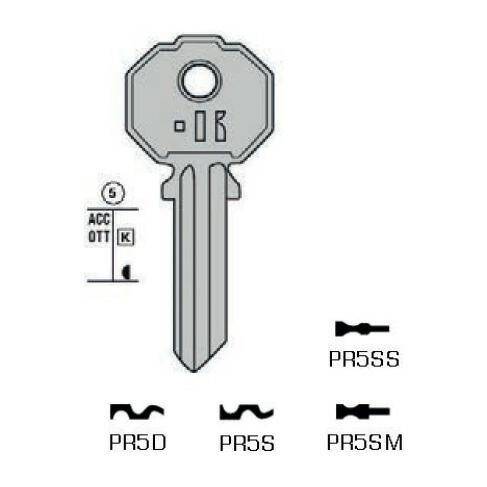 Angekerbter schlüssel - Keyline PR5SS