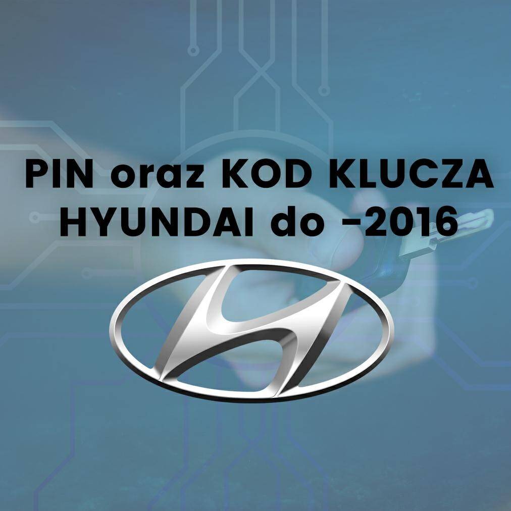 Pin i kod klucza Hyundai DO -2016