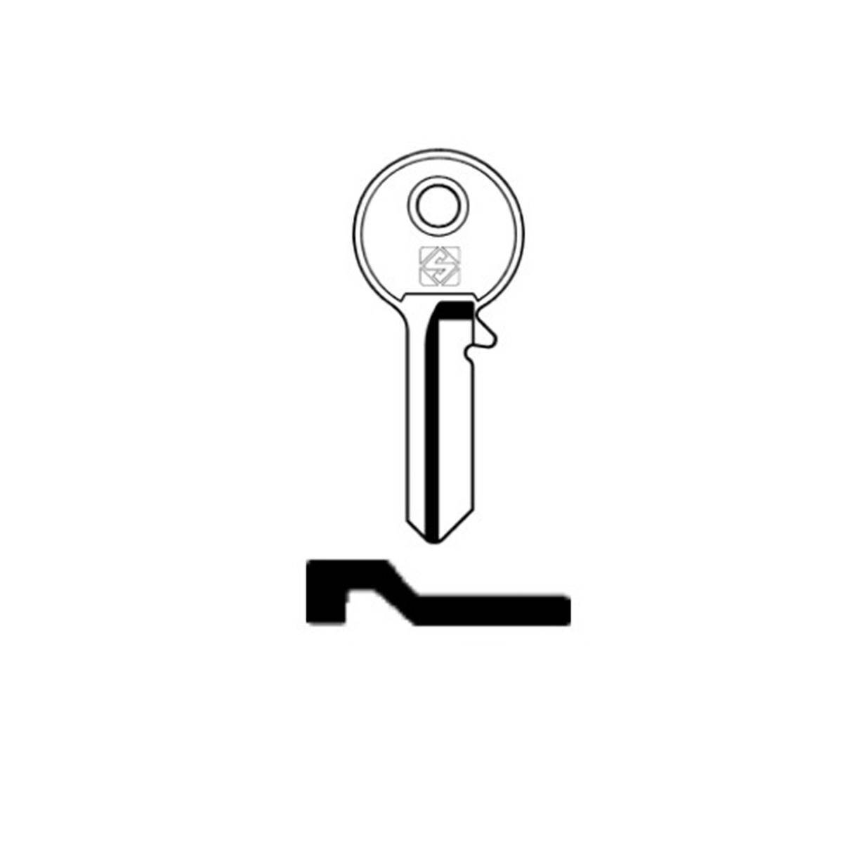 Schlüssel Silca AB14R