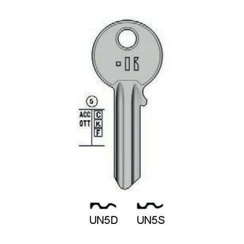 Notched key Keyline UN5D UL050