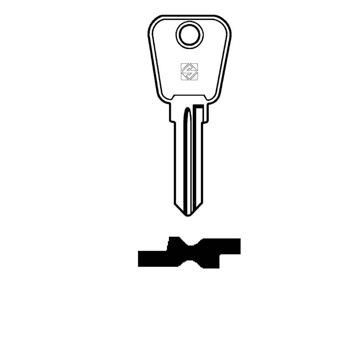 Opel schlüsselhalm - HU46 - GR004  Motokey Online-Shop – Schlüssel,  Fernbedienungen, Zubehör, Schlösser